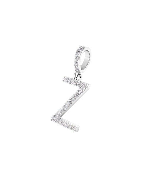 14KT Gold Z Letter Diamond Pendant