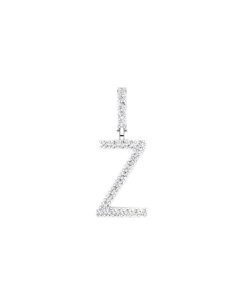 14KT Gold Z Letter Diamond Pendant