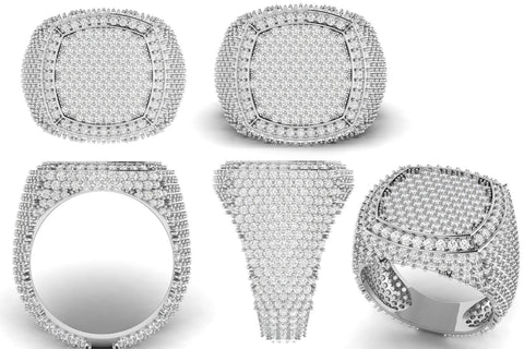 Championship Style Ring W/ Diamond