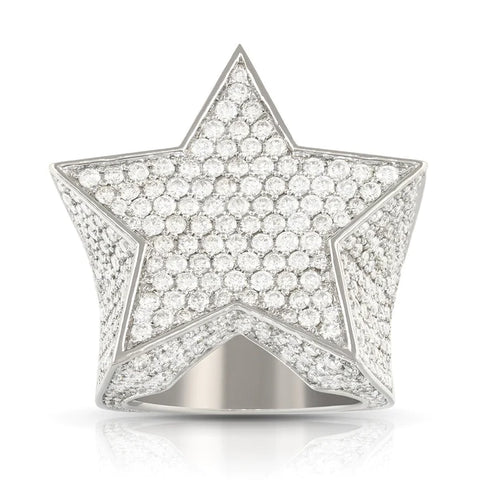 14KT Star Pinky Ring