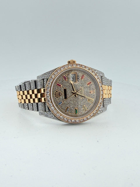Rolex Datejust 41mm VVS1 custom diamond set