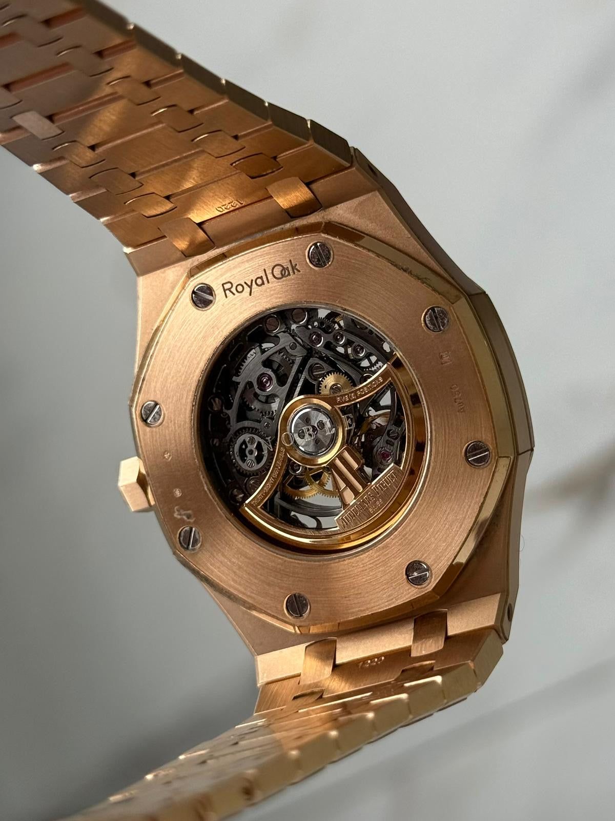 2025 Audemars Piguet Royal Oak Flying Tourbillon Openworked 26735SG – Sand Gold – Full Set