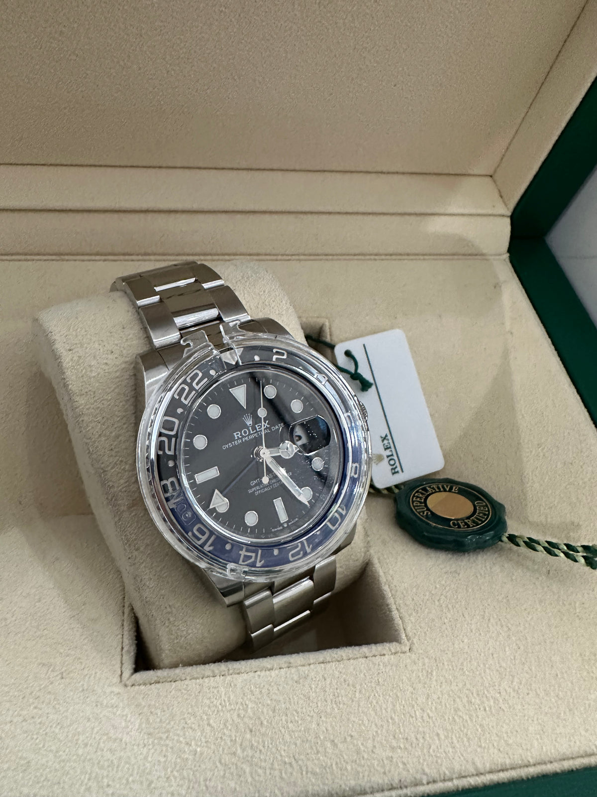 2023 Rolex GMT II “BATMAN” OYSTER 126710BINR
