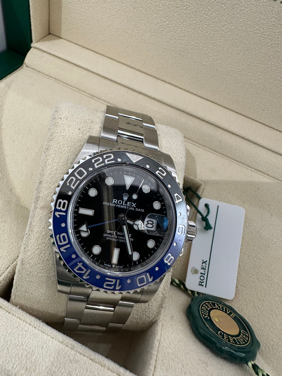 2023 Rolex GMT II “BATMAN” OYSTER 126710BINR