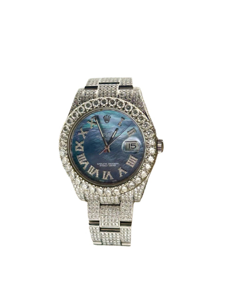 2016 Rolex Date-Just II Custom Natural Diamond
