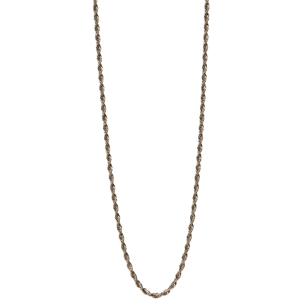 4mm Solid Gold Rope Chains