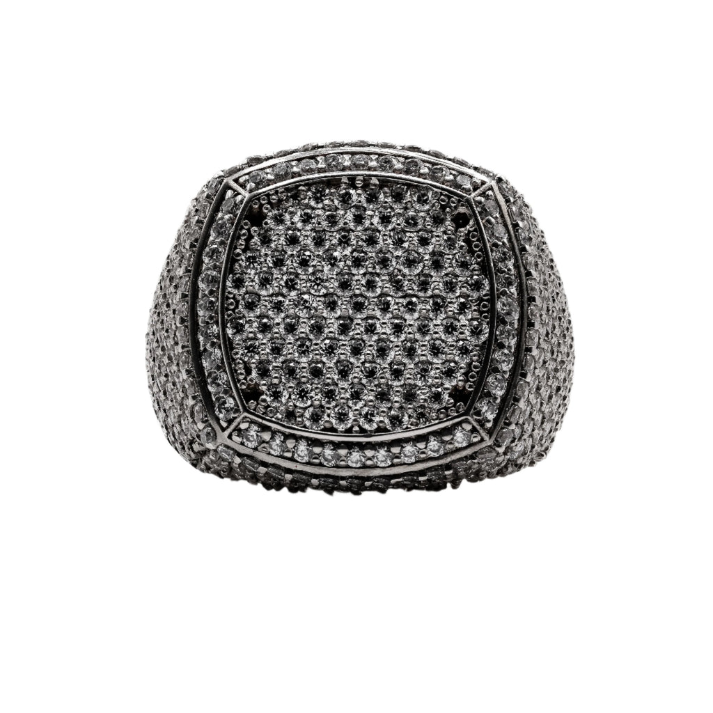 14KT White Gold Championship Style Ring W/ 1.76CT Diamonds