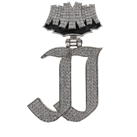 18Kt White Gold Custom JJ Pendant