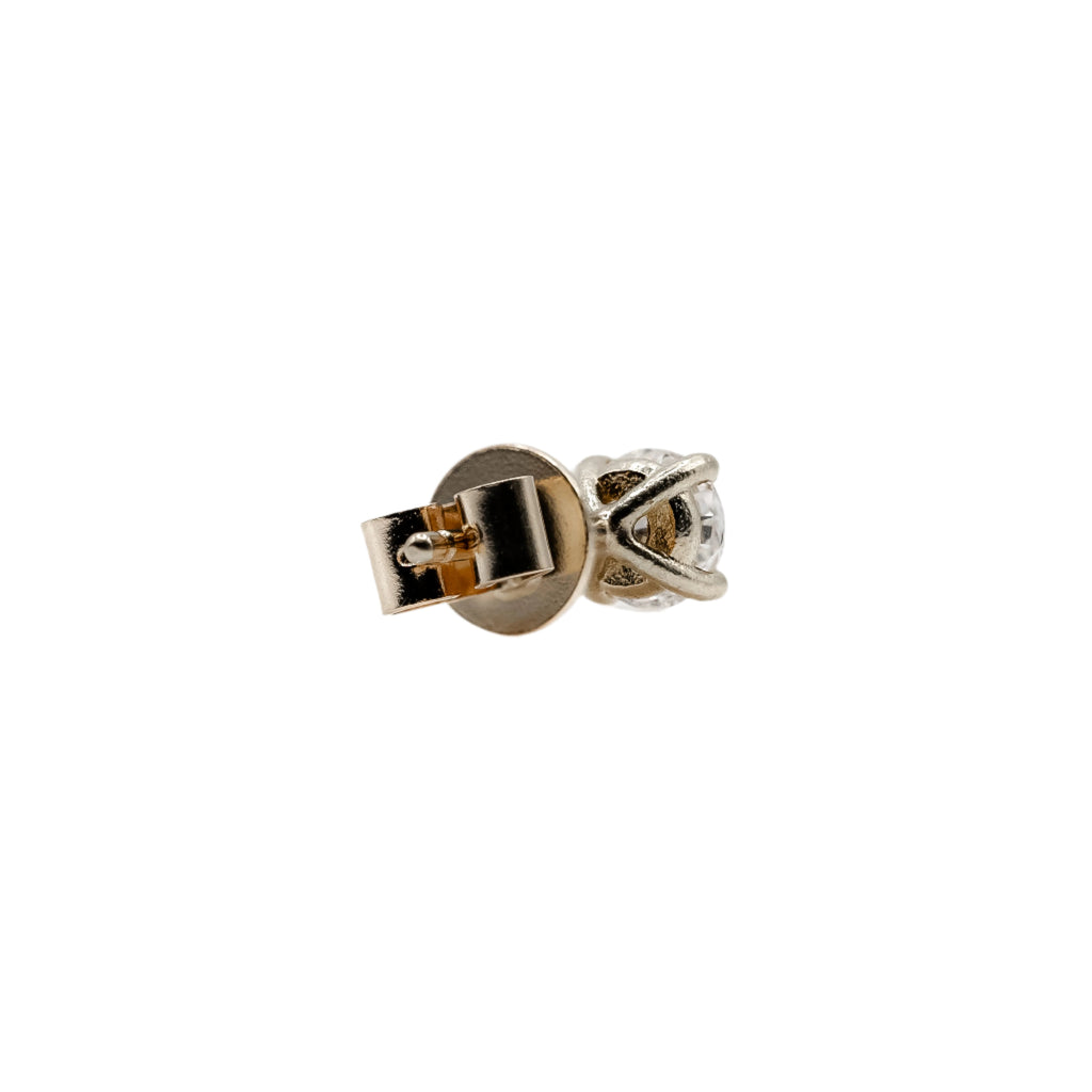 18KT Yellow Gold 0.50CT Round Stud Earrings