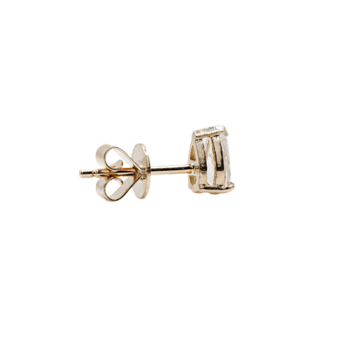 18KT Yellow Gold 0.50CT Pear Shaped Earrings