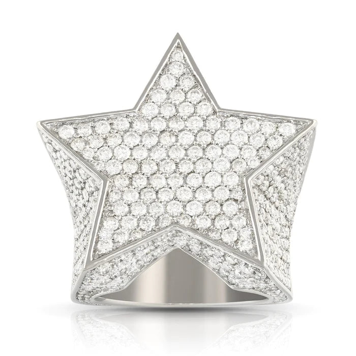 14KT Star Pinky Ring